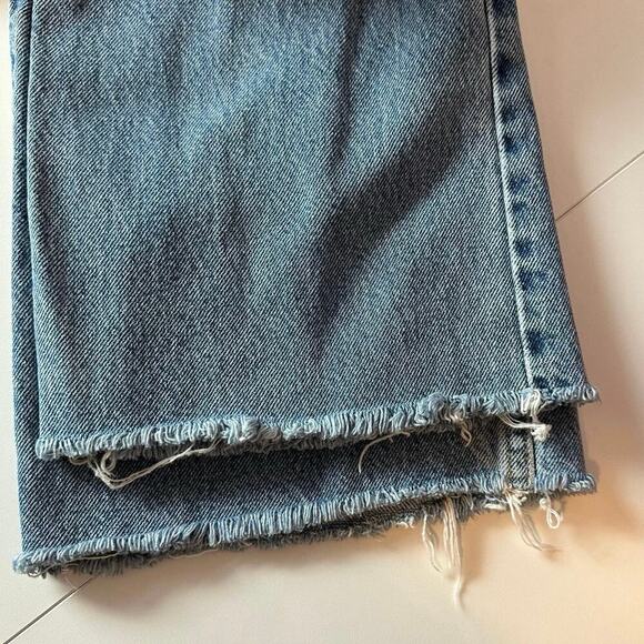 Levi’s Vintage 517 Boot Cut Denim Jeans Size 36x30 Frayed Hem Y2K Medium Wash - Picture 11 of 14